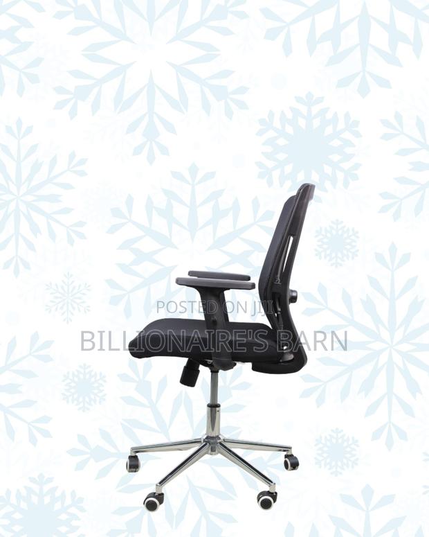 Barn Origin Mid-Back Office Chair • Stable Base, Strong Chrome Base - thumbnail 3