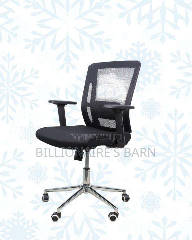 Barn Origin Mid-Back Office Chair • Stable Base, Strong Chrome Base - thumbnail 4