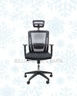 Black Ergonomic Mesh Office Chair —Workday Comfort, Cool Mesh Backrest