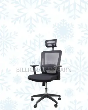 Black Ergonomic Mesh Office Chair —Workday Comfort, Cool Mesh Backrest