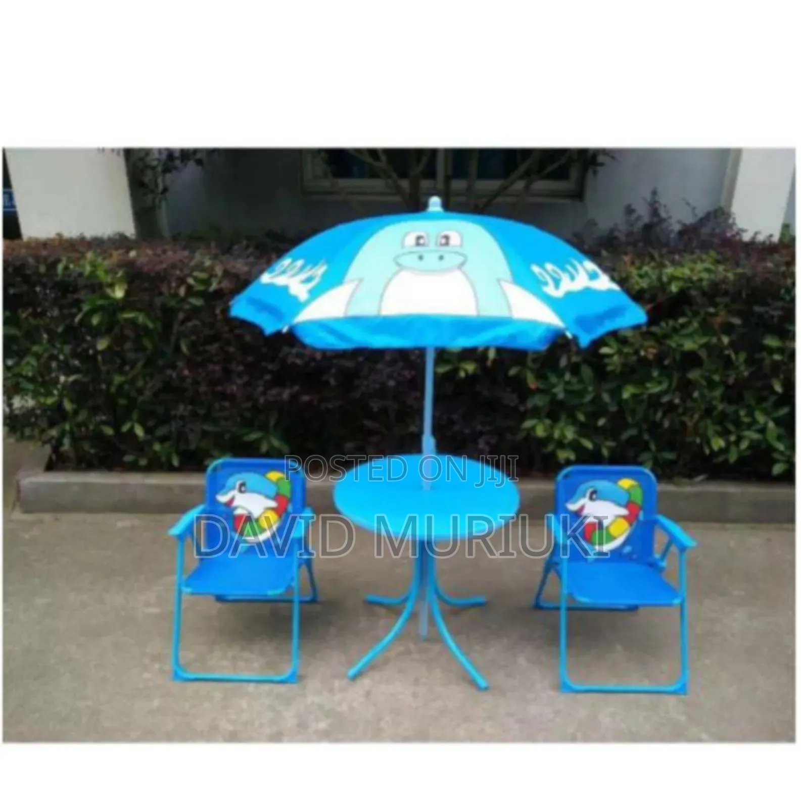 Kids Table and Chairs Blue Colour