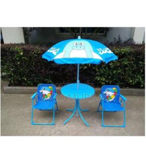 Kids Table and Chairs Blue Colour - thumbnail 2