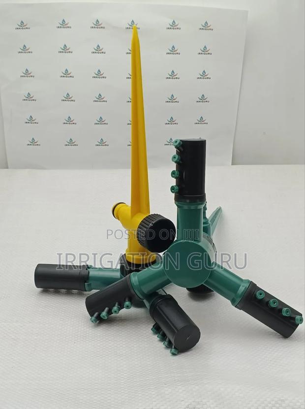 Yellow and Green Sprinkler - main view