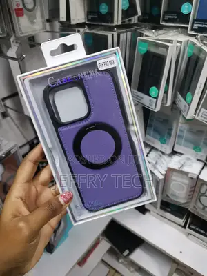 Nakie iPhone 16 Pro Max Leather Back Case With Magsafe Invisible Stand