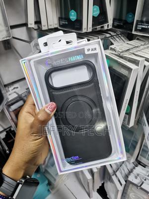 Amiri Leather iPhone Air Back Case Cover Built-in Mag Invisible Stand - thumbnail 2