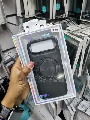 Amiri Leather iPhone Air Back Case Cover Built-in Mag Invisible Stand