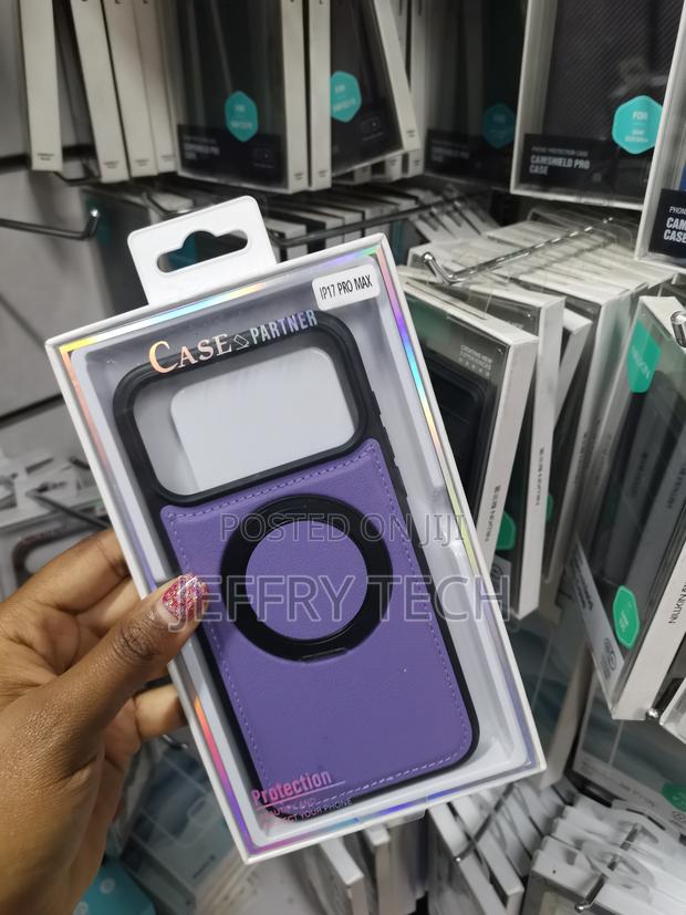 Vause iPhone 17 Pro Max Leather Case,Magsafe Invisible Stand - thumbnail 3