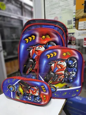 3in1 Cartoon Theme School Backpack