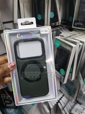 Belemy iPhone 17 Pro Leather Back Case,Magnetic Invisible Stand - thumbnail 2