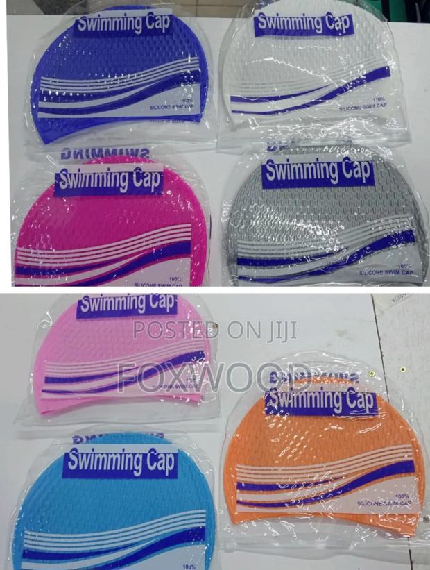 Silicone Ear Protection Silicone Swimming Caps - thumbnail 2