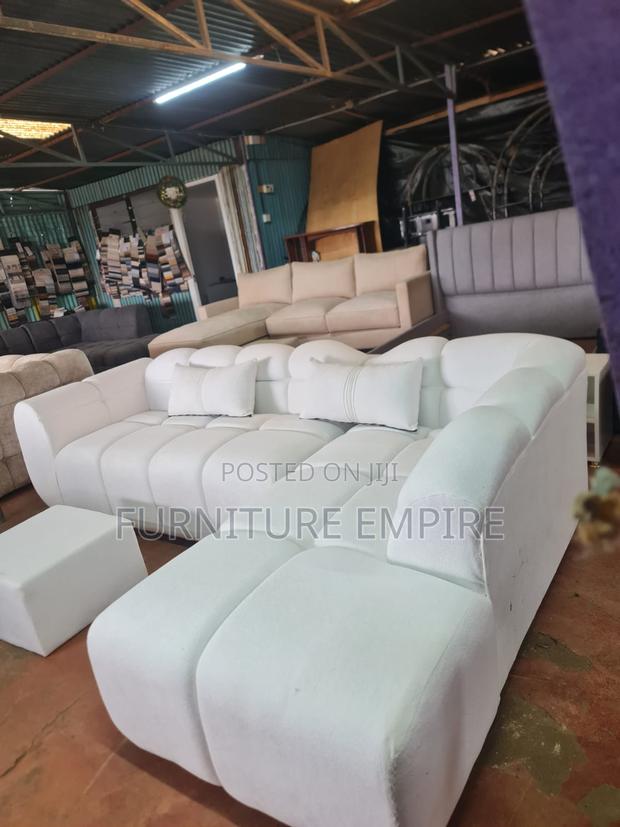 Entertaining Cushu 6 Seater Bubble L Sofa - main view