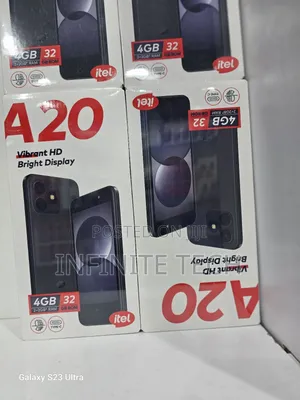 New Itel A20 16 GB Black