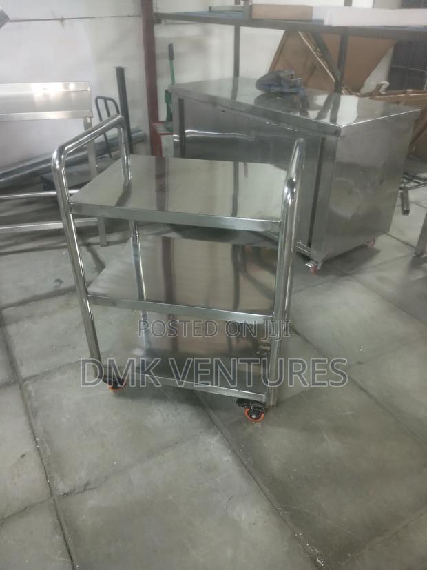 Precision Pure Stainless Food Trolley - main view