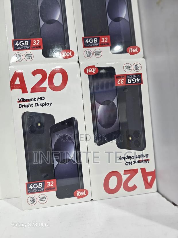 New Itel A20 16 GB Black - thumbnail 2
