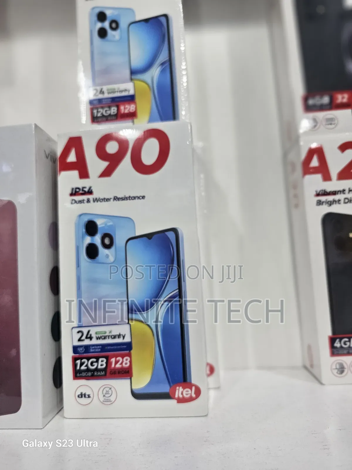 New Itel A90 64 GB Black