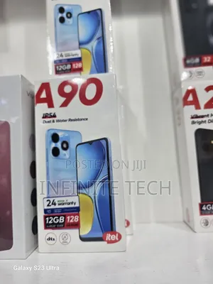 New Itel A90 64 GB Black
