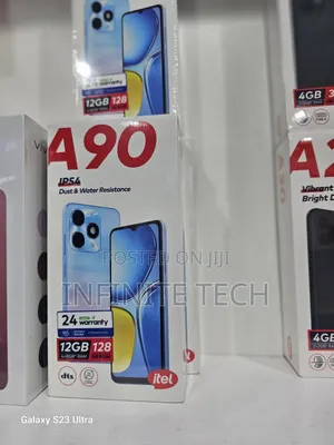 New Itel A90 64 GB Black