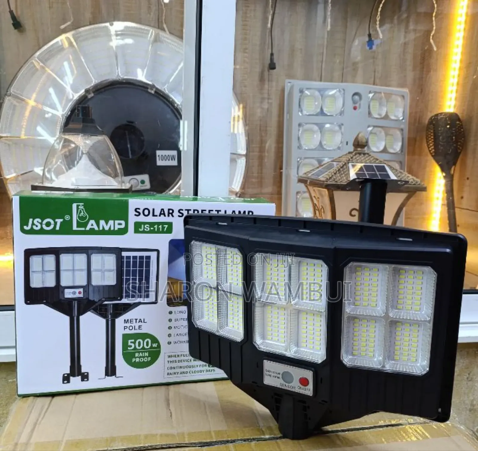 New 500w Js 117 Solar Street Lamp