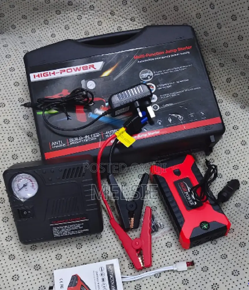 Portable Multi-Function Car Jump Starter Kit 68800mah