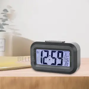 Led Digital Alarm Clock, With Temperature, Date Time Display