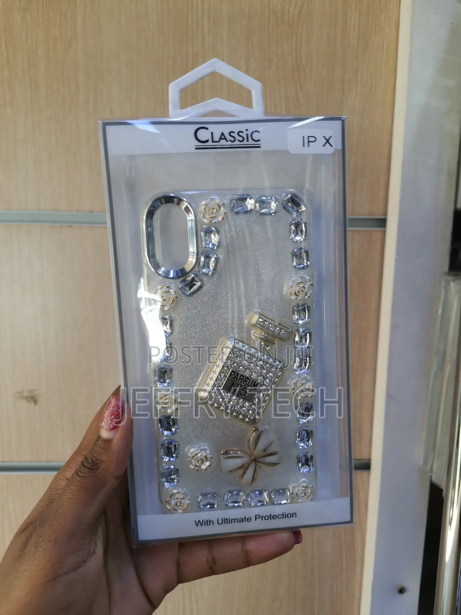 Guppy iPhone X Diamond Clear Case 3d Luxury Sparkle Rhinestones