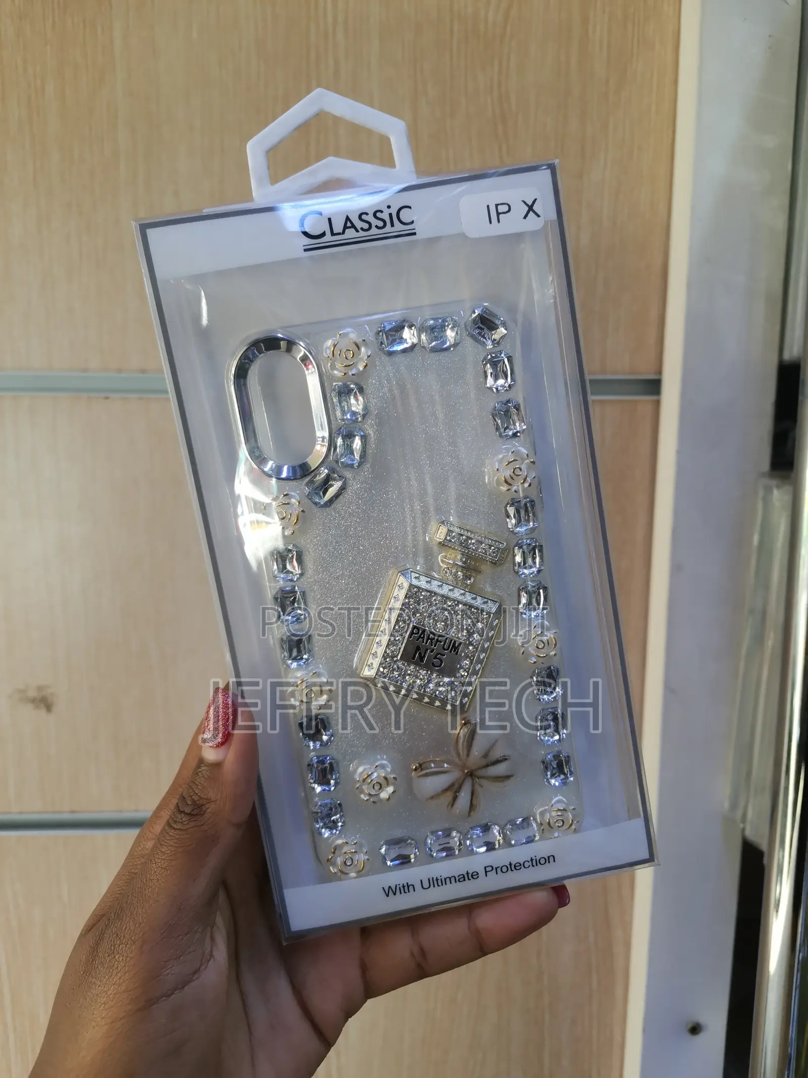 Guppy iPhone X Diamond Clear Case 3d Luxury Sparkle Rhinestones