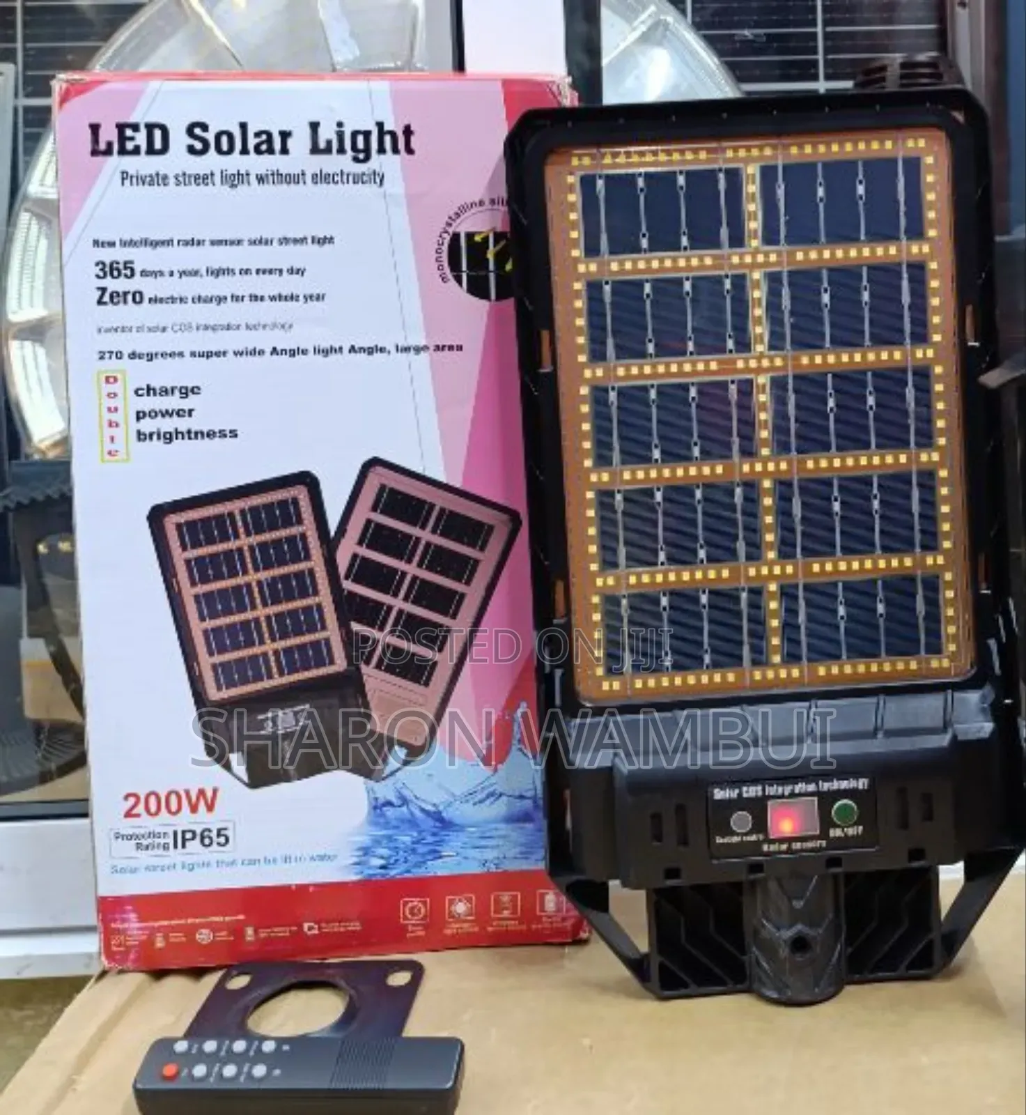 Efficient 200w Bifacial Solar Street Light /200w Solar Street Lamp