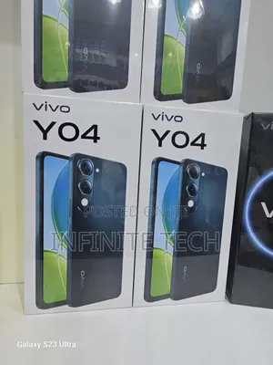New Vivo Y04 64 GB Black