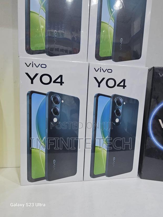New Vivo Y04 128 GB Black