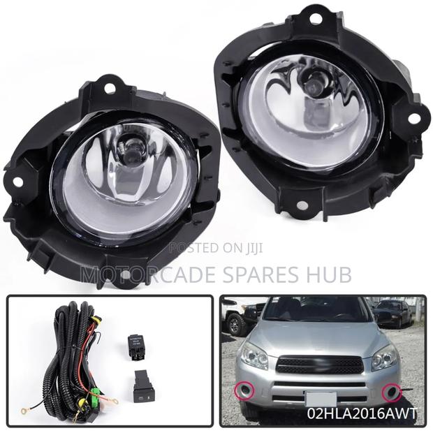 Toyota Rav4 2006 Fog Lights Set With Covers Holders