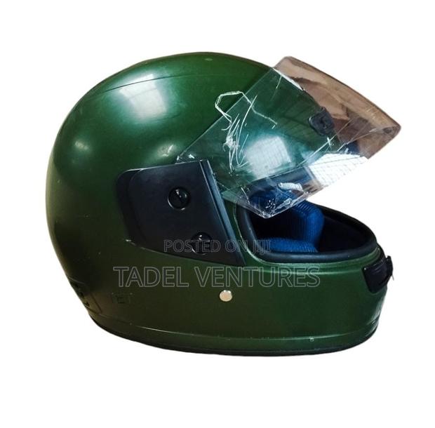 Motorcycle Helmet Jungle Green - thumbnail 3