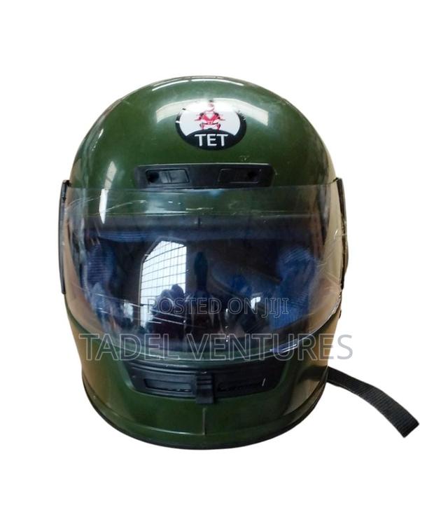 Motorcycle Helmet Jungle Green - main view