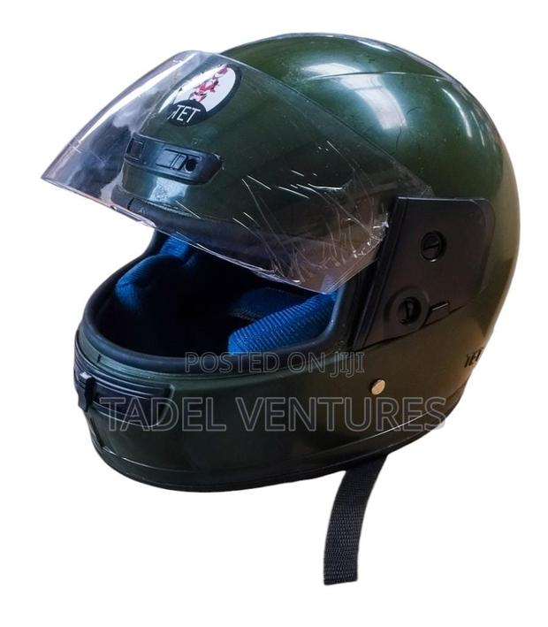 Motorcycle Helmet Jungle Green - thumbnail 2