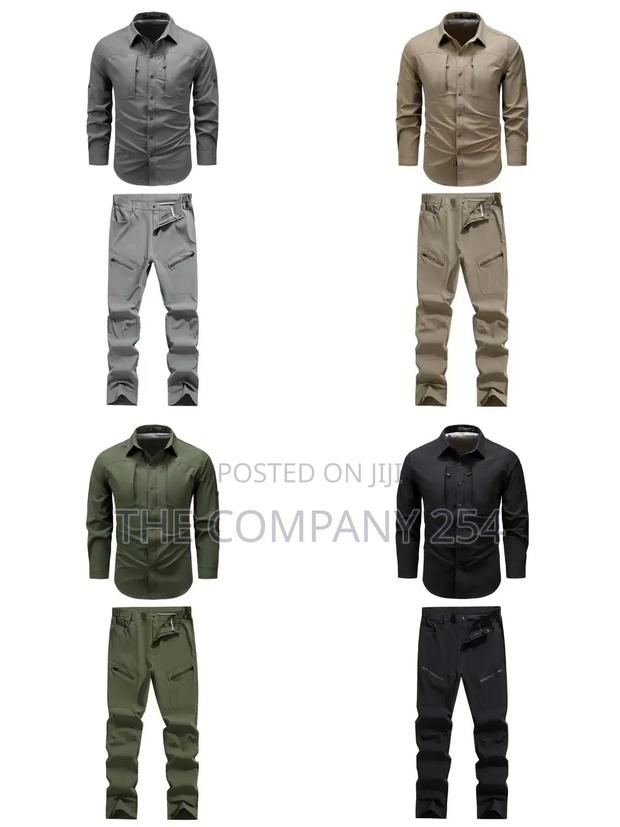 Quality Casual Outdoor Hiking Unisex 2 Pieces Spandex Uniforms