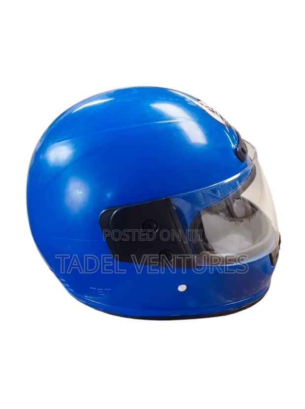 Motorcycle Helmet Blue - thumbnail 3