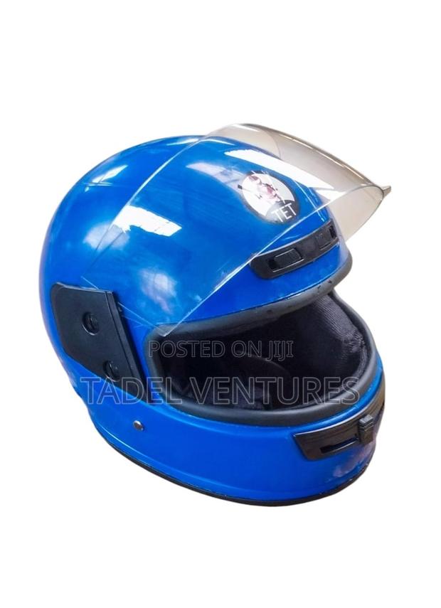 Motorcycle Helmet Blue - thumbnail 4