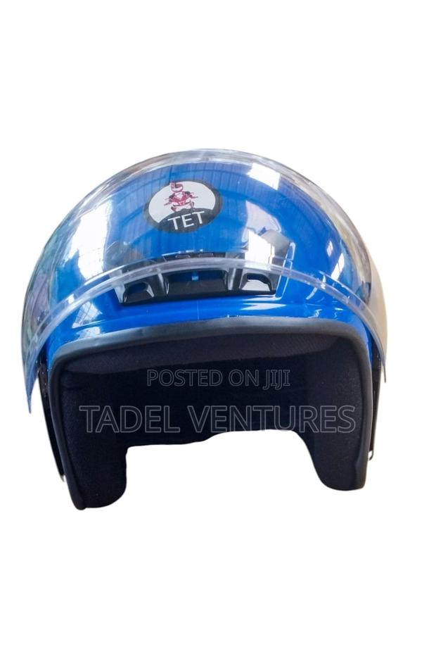 Motorcycle Helmet Half Blue - main view