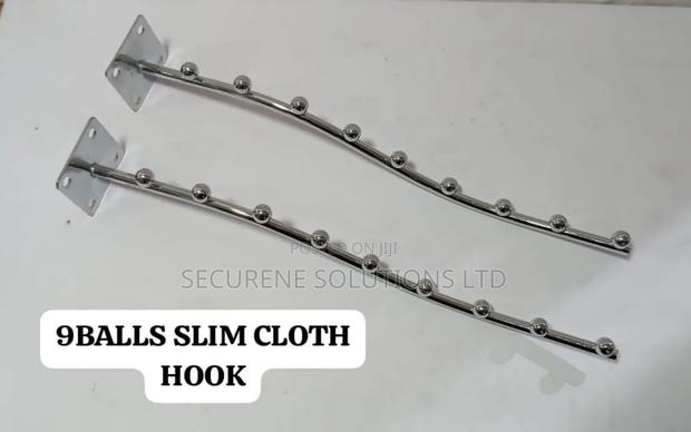 9-Ball Display Hooks/ Slatwall/ Wall-Mounted Waterfall Hangers,