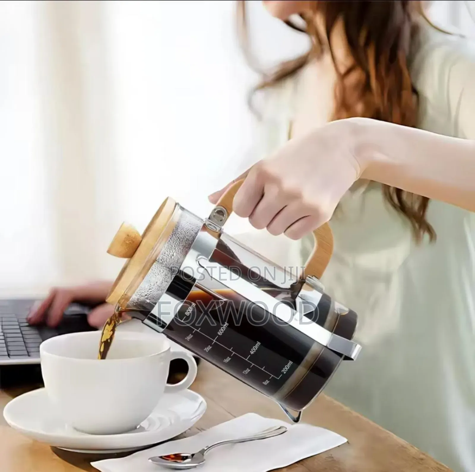 French Press Coffee Maker 850ml