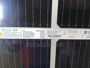 Ja Solar 610w Monocrystalline Solar Panel -Bifacial