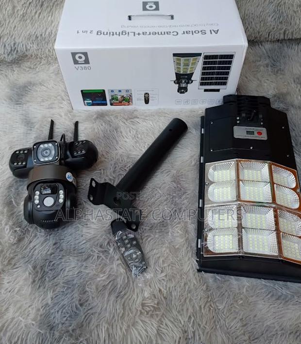 All-in-One Solar 4g Camera With 180w Led Floodlight Motion Detection