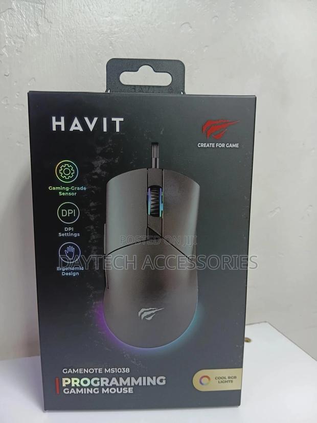 This Is a Havit Ms1038 Programming Gaming Mouse. - main view