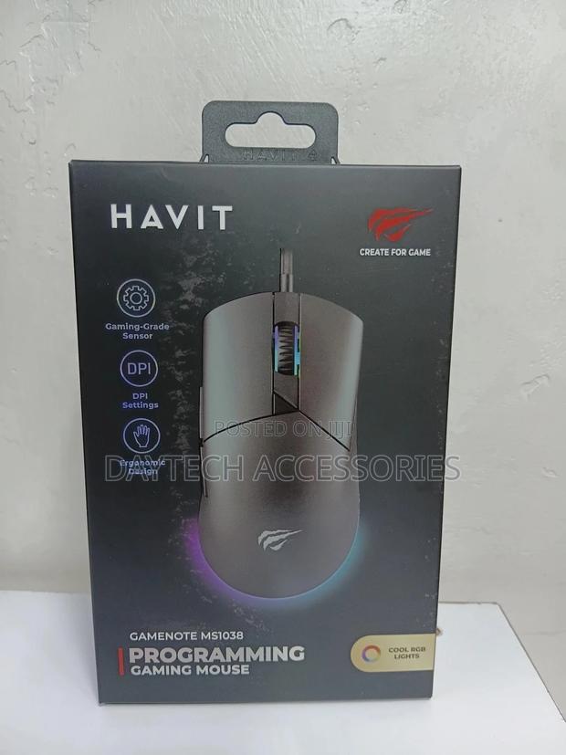 This Is a Havit Ms1038 Programming Gaming Mouse. - thumbnail 2