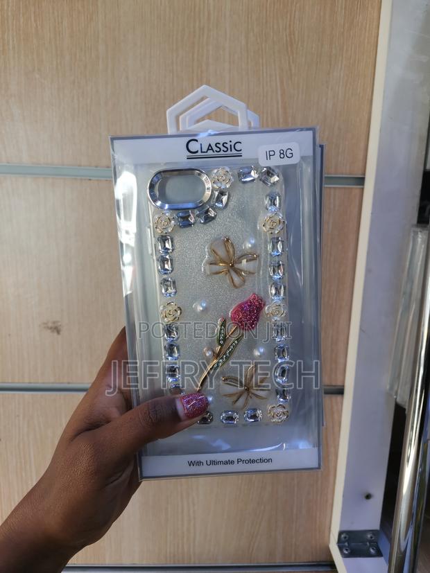 Venole Bling Diamond Clear Case iPhone 8 Sparkle Crystal Rhinestone - main view