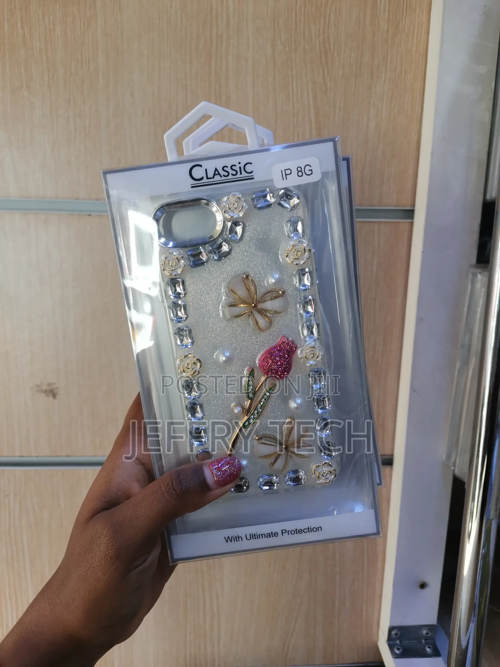 Venole Bling Diamond Clear Case iPhone 8 Sparkle Crystal Rhinestone
