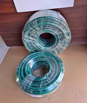 Green Braided Garden Hose