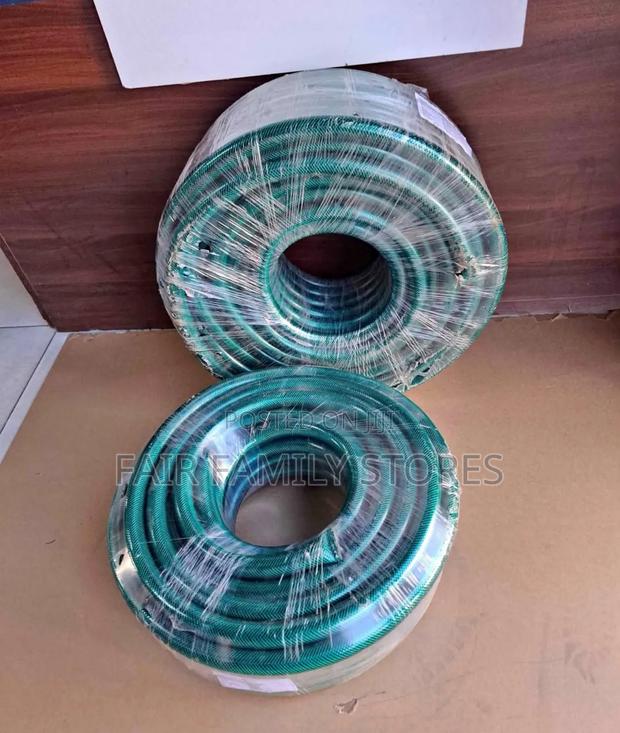Green Braided Garden Hose - thumbnail 3