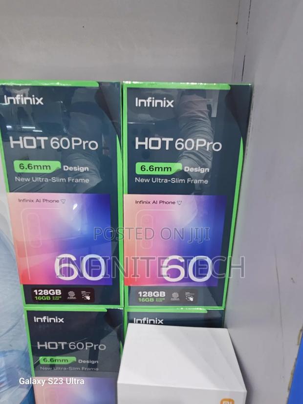 New Infinix Hot 60 Pro+ 128 GB Black