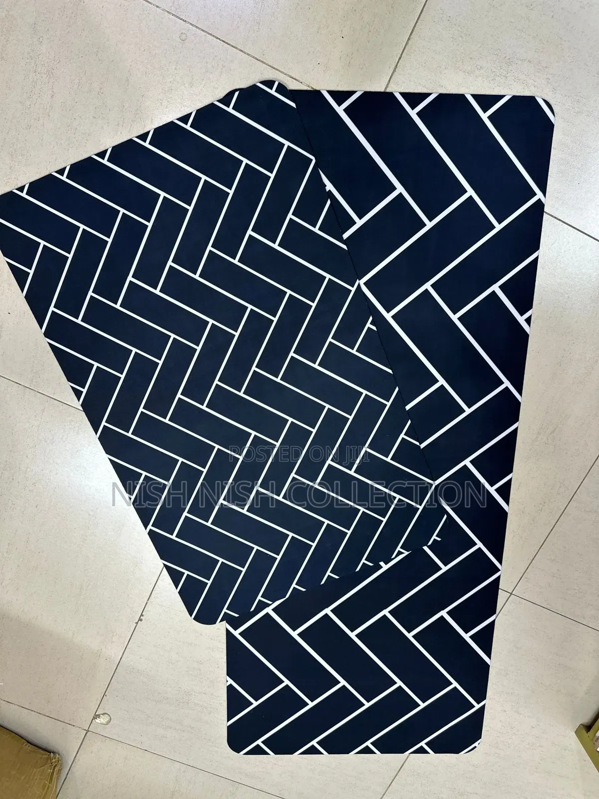2 Pc Set Rubber ( Diatom) Kitchen Mats
