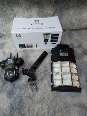 Solar Led Streetlight 180w With 4g CCTV Camera Outdoor Security - thumbnail 2